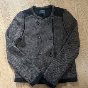 The Limited Black and Gray/Clay Textured Blazer